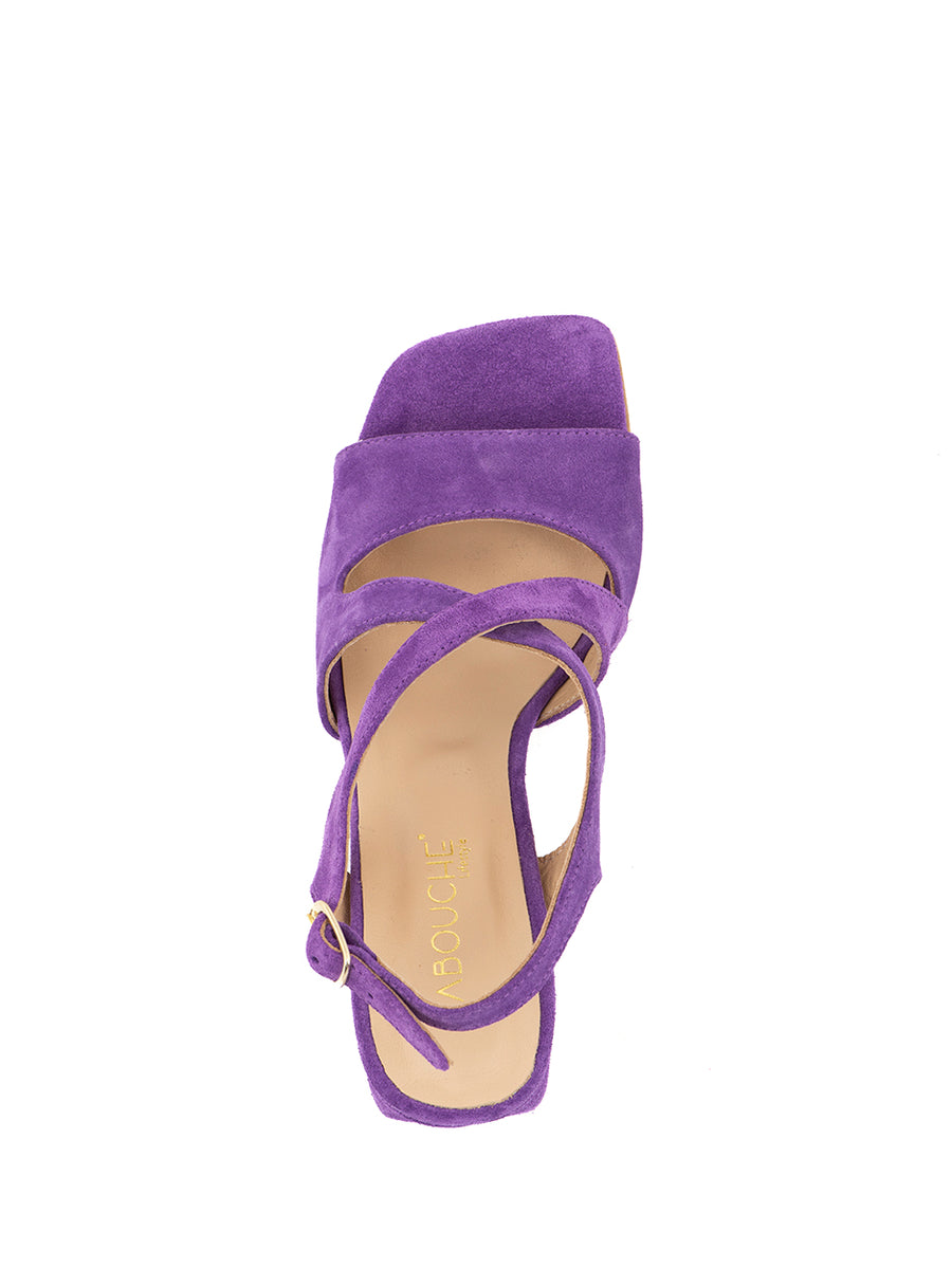 Romy | Sandalette Purple
