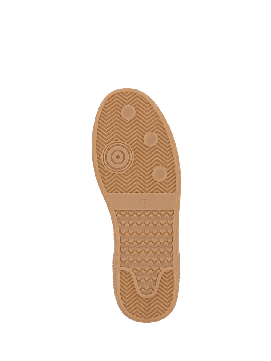 Mia | Sneaker Beige/Bordo