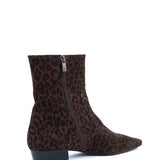 Blake | Enkellaars Donker Bruin Leopard