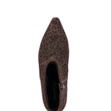 Blake | Enkellaars Donker Bruin Leopard