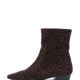 Blake | Enkellaars Donker Bruin Leopard