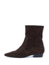 Blake | Enkellaars Donker Bruin Leopard
