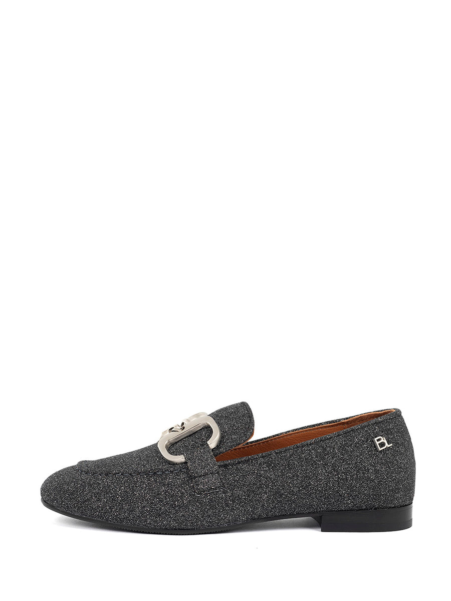 Clau | Loafer Anthrazit Glitzer