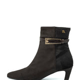 Dione | Stiefelette Dunkelbraun