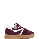 Liva | Sneaker Bordo/Weiß