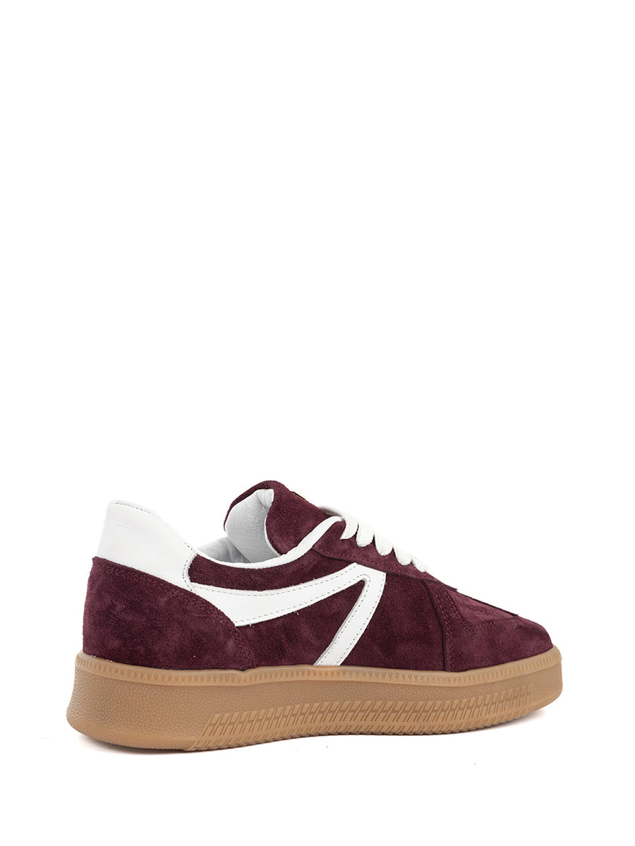 Liva | Sneaker Bordo/Weiß