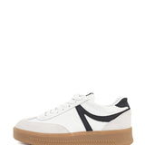 Loa | Sneaker Weiß/Schwarz Dicke Sohle