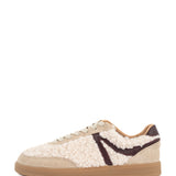 Mia | Sneaker Beige/Bordo