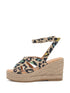 Alix | Espadrilles mit Keilabsatz, Multi Leoprado