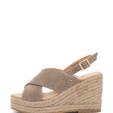 Gaby | Espadrilles mit Keilabsatz Kum