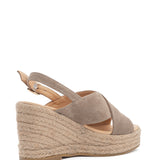 Gaby | Espadrilles mit Keilabsatz Kum