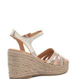 Maddi | Espadrilles Keilabsatz Gold/Nude