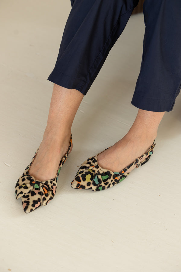 Sofie | Slingback Leopardo Multi