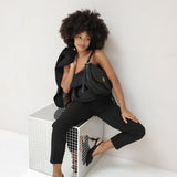 Freja | Slingback Zwart