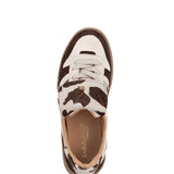 Alana | Sneaker Dunkelbraun/Off White/Dunkelbraun Kuh