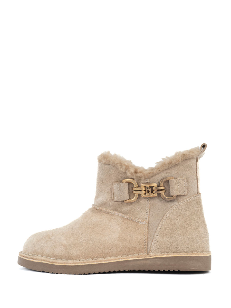 Almalfi | Fur boots Beige
