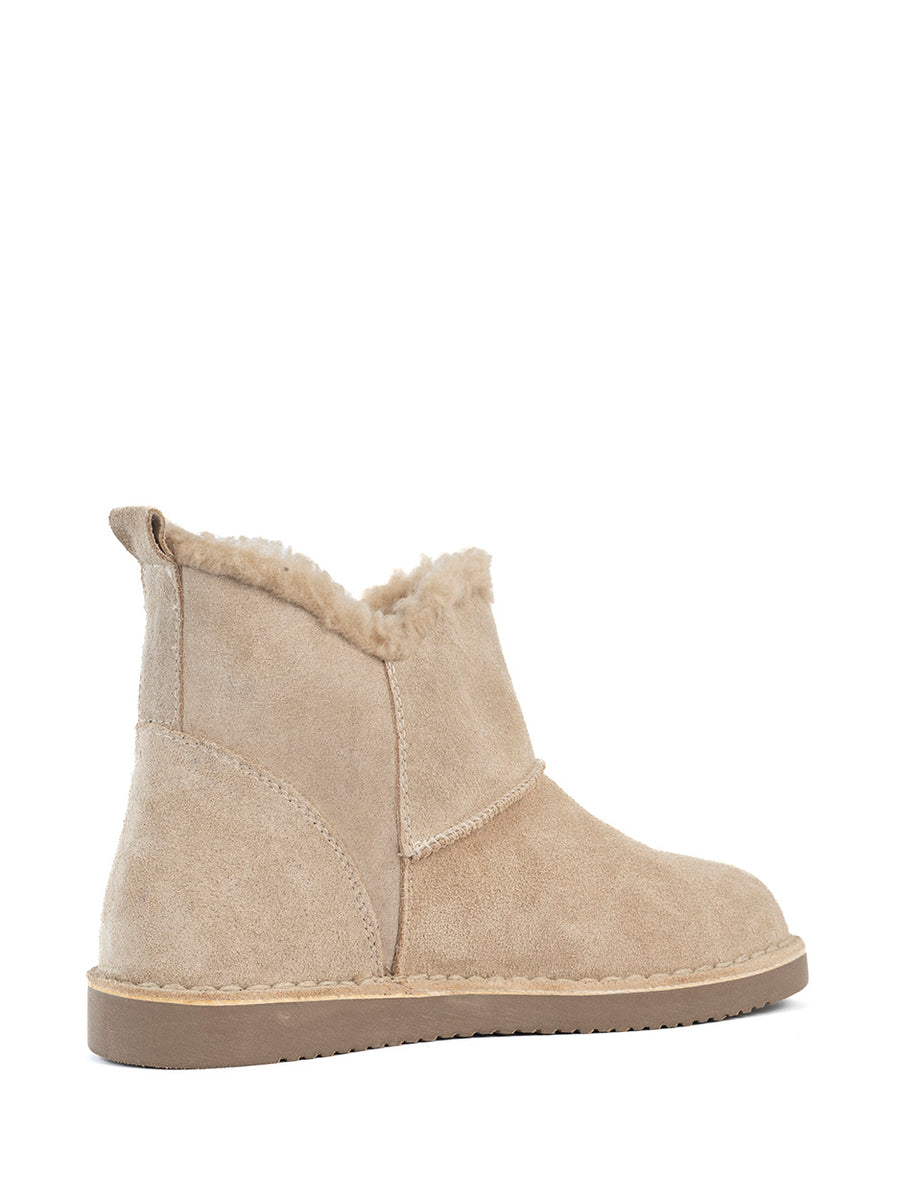 Almalfi | Fur boots Beige