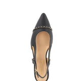Zilly | Slingback Zwart