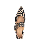Binny | Ballerina Zebra Beige Black