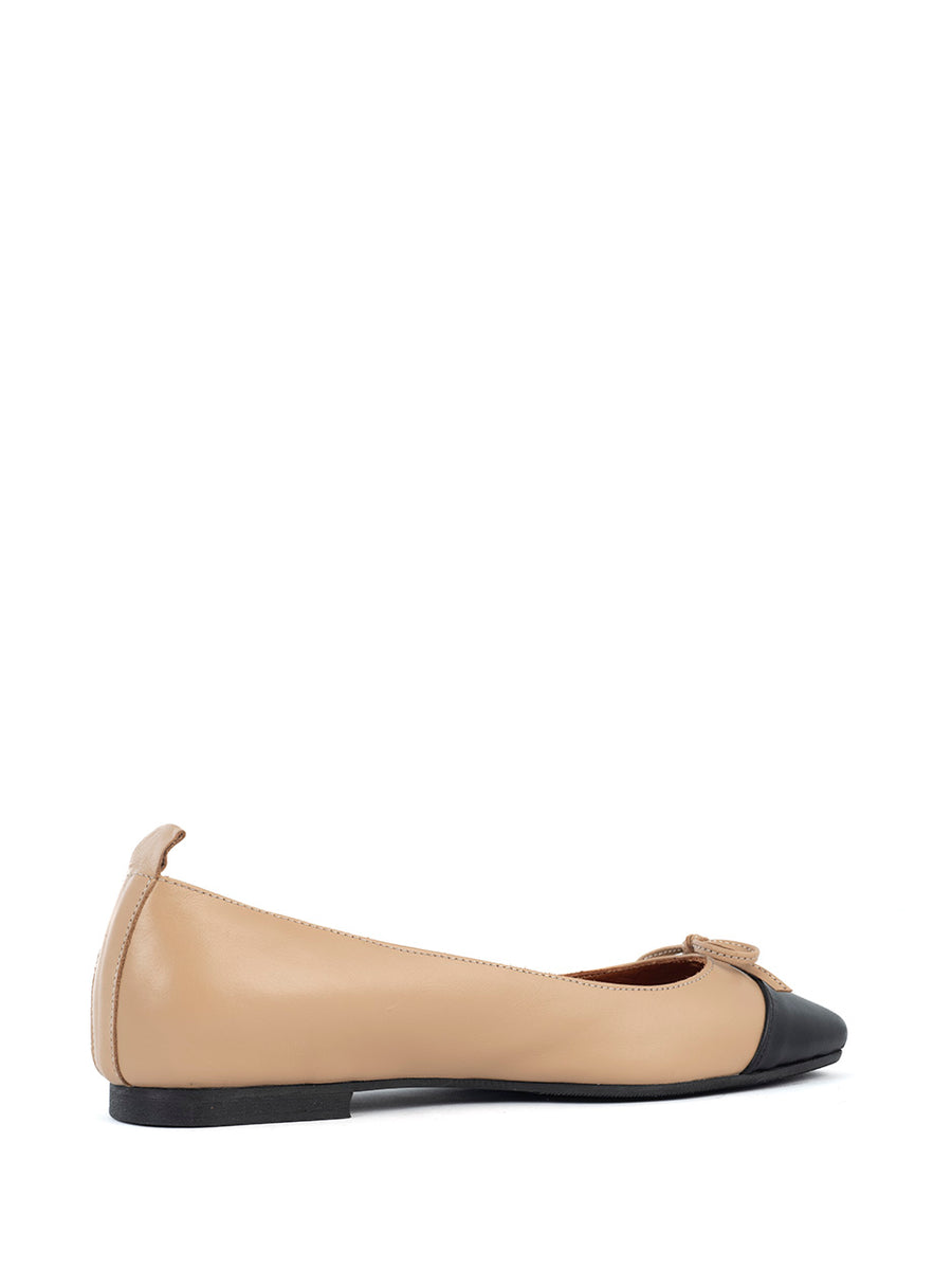 Candy | Ballerina Schwarz/Beige