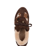 Didi | Sneaker Donker Bruin/Cow White/Camel Black/White/Dark Brown