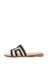 Elly | Slipper Black/Beige
