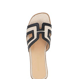 Elly | Slipper Black/Beige