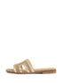 Elly | Slipper Goud/Taupe