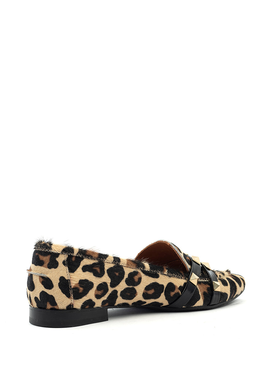 Amor | Loafer Leopard/Zwart