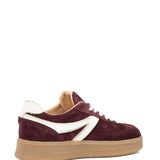 Gigi | Sneaker Bordeaux/Weiß/Gold