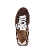 Gigi | Sneaker Donker Bruin/White/Gold