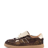 Ira | Sneaker Dunkelbraun/Gold