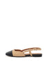 Janna | Slingback Schwarz/Beige