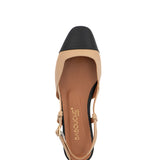 Janna | Slingback Black/Beige