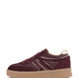 Jilly | Sneaker Bordo/Bordo/Gold