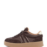 Jilly | Sneaker Dark Brown/Dark Brown/Gold