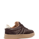 Jilly | Sneaker Dark Brown/Dark Brown/Gold