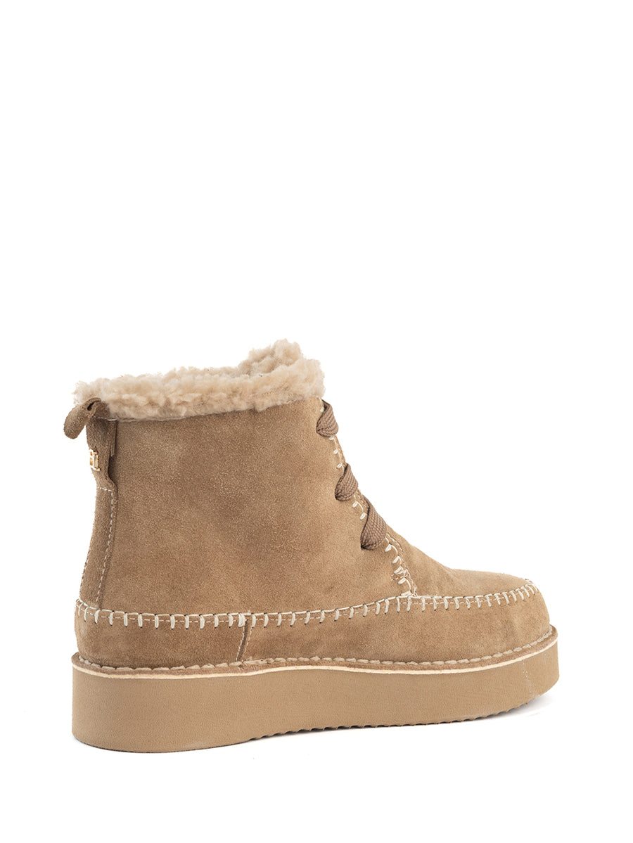Keily | Fur boots Beige