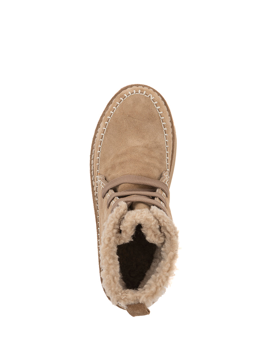 Keily | Fur boots Beige