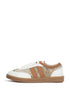 Lita | Sneaker Wit/Wit Goud/Cognac