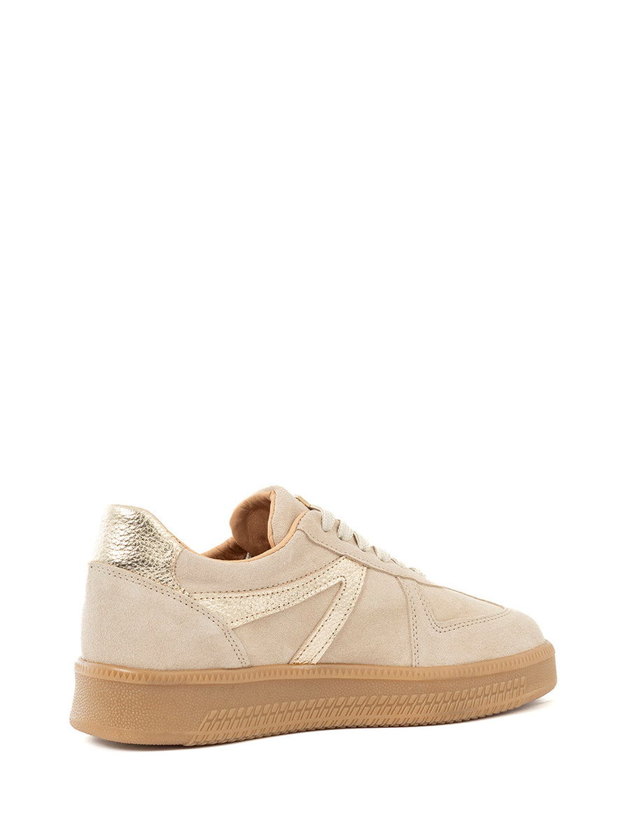 Liva | Sneaker Beige/Goud