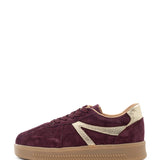 Liva | Sneaker Bordo/Gold