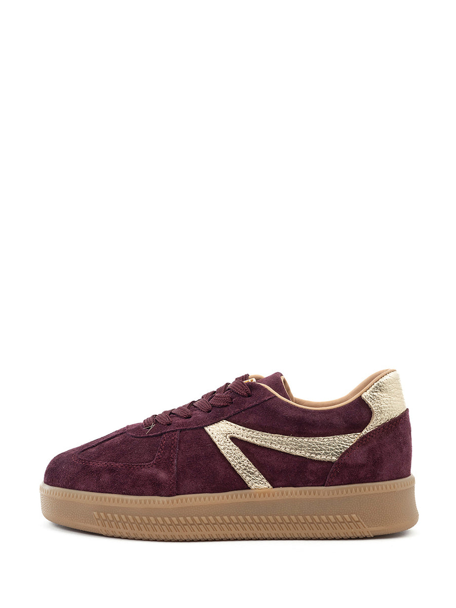 Liva | Sneaker Bordo/Goud
