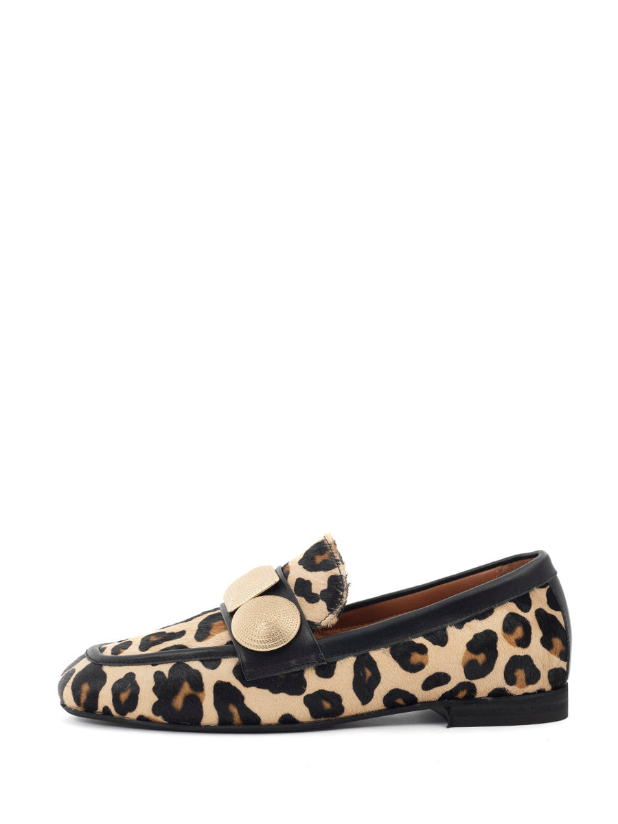 Lulu | Loafer Leopard/Schwarz