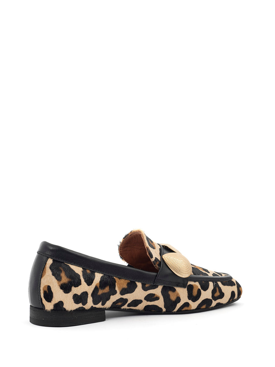 Lulu | Loafer Leopard/Schwarz