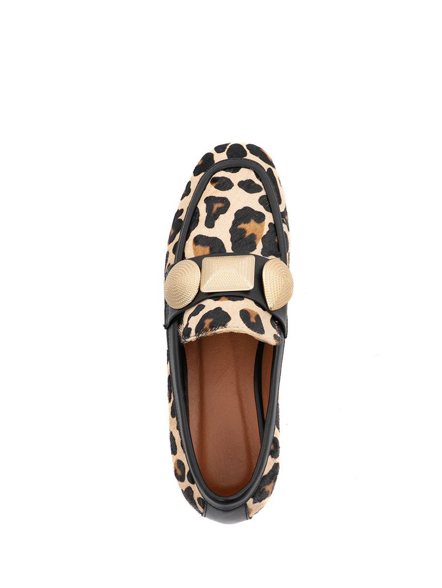 Lulu | Loafer Leopard/Schwarz