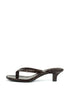 Milla | Slipper Donker Bruin