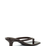 Milla | Slipper Donker Bruin