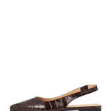 Nelly | Slingback Dark Brown