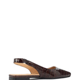 Nelly | Slingback Dark Brown